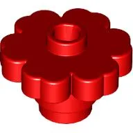 Plant, Flower 2 x 2 - Round [Open Stud], Red