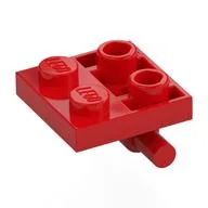 Plate Special 2 x 2 with Horizontal T-Bar Underneath, Red