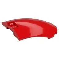 Windscreen 6 x 8 x 2 Curved, Red