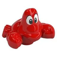 Duplo Animal, Crab with White Eyes Print (Sebastian), Red