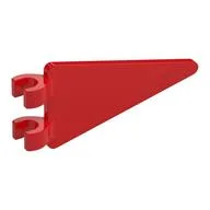 Flag 2 x 4 Triangle, Red