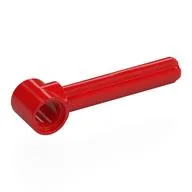 Technic Pin Connector Hub with 3L Axle, Red