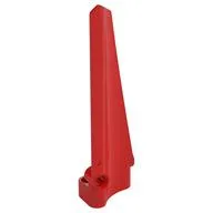 Technic Panel Fairing Long Smooth Inverted, Side B # 41, Red