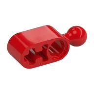 Technic Beam 1 x 2 with Towball Straight, Red