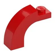 Brick Arch 1 x 3 x 2 Curved Top, Red