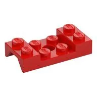 Wheel Arch, Mudguard 2 x 4 Studded with Hole, Red