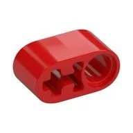 Technic Beam 1 x 2 Thick with Pin Hole and Axle Hole, Red