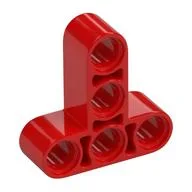 Technic Beam 3 x 3 T-Shape Thick, Red