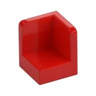 Panel 1 x 1 x 1 Corner, Red