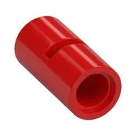 Technic Pin Connector Round [Slotted], Red