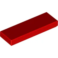 Tile 1 x 3, Red