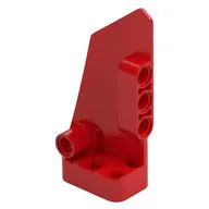 Technic Panel Fairing # 4 Small Smooth Long, Side B, Red