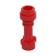 Weapon Lightsaber Hilt with Bottom Ring, Red