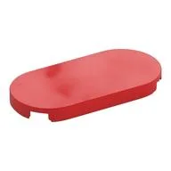 Tile Round 2 x 4, Red