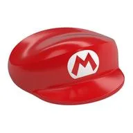 Nintendo Figure, Hat, Large, with Mario Logo Print, Red