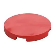 Tile Round 3 x 3, Red