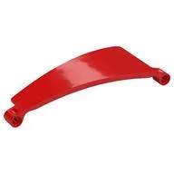 Technic Panel Curved 5 x 13 x 2 Tapered, Right #51, Red