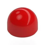 Dome 1 x 1 x 2/3, Red