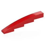 Brick Curved 1 x 8 x 1 2/3, Red