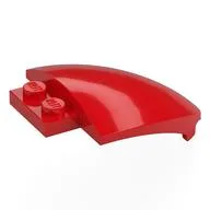 Windscreen, Curved 4 x 5, Red