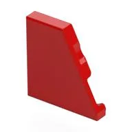 Wedge Tile 2 x 2 Right, Red