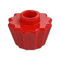 Food Cupcake with Stud, Red