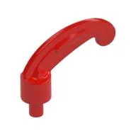 Headwear Accessory Plume / Feather Small with Pin, Red