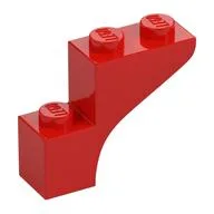 Brick Arch 1 x 3 x 2, Red