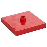 Duplo Turntable 4 x 4 Base, Flush Surface, Red