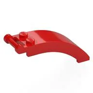 Windscreen 6 x 2 x 2 with Handle, Red