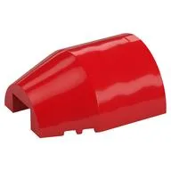 Aircraft Fuselage Curved Forward 6 x 7 x 2 2/3 Top, Red