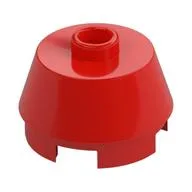 Brick Round 2 x 2 Truncated Cone, Red