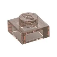 Plate 1 x 1, Trans-Brown
