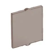 Glass for Window 1 x 2 x 2 Flat, Trans-Brown