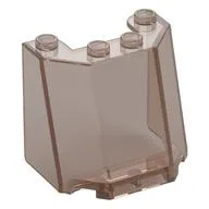 Windscreen 3 x 4 x 3, Trans-Brown