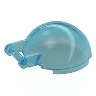 Windscreen 4 x 4 x 1 2/3 Canopy Half Sphere with Handle, Trans-Light Blue