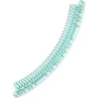 Technic Gear Rack 1/4 Circle 11 x 11, 35 Teeth, Trans-Light Blue