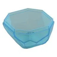 Rock Boulder 4 x 4, Bottom, Trans-Light Blue