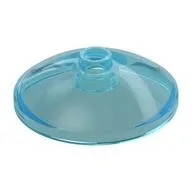 Dish 3 x 3 Inverted [Radar], Trans-Light Blue