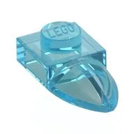 Plate Special 1 x 1 with Tooth, Trans-Light Blue