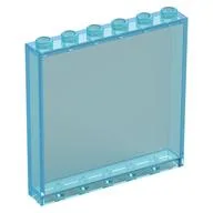 Panel 1 x 6 x 5, Trans-Light Blue