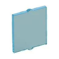 Glass for Window 1 x 2 x 2 Flat, Trans-Light Blue