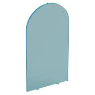 Glass for Frame 1 x 6 x 7 with Bow, Trans-Light Blue