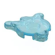 Tile Special, Splat with Rounded Sides, Trans-Light Blue