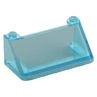 Windscreen 3 x 6 x 2, Trans-Light Blue