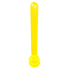 Antenna 1 x 4 with Rounded Top, Trans-Neon Green