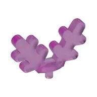 Headwear Accessory Antlers, Trans-Dark Pink