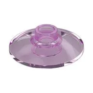 Dish 2 x 2 Inverted [Radar], Trans-Dark Pink
