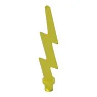 Wave / Lightning Angular, Single, Trans-Yellow
