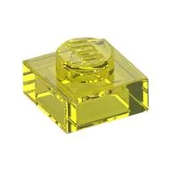 Plate 1 x 1, Trans-Yellow